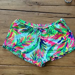 Lily Pulitzer girls cotton shorts size 12-14